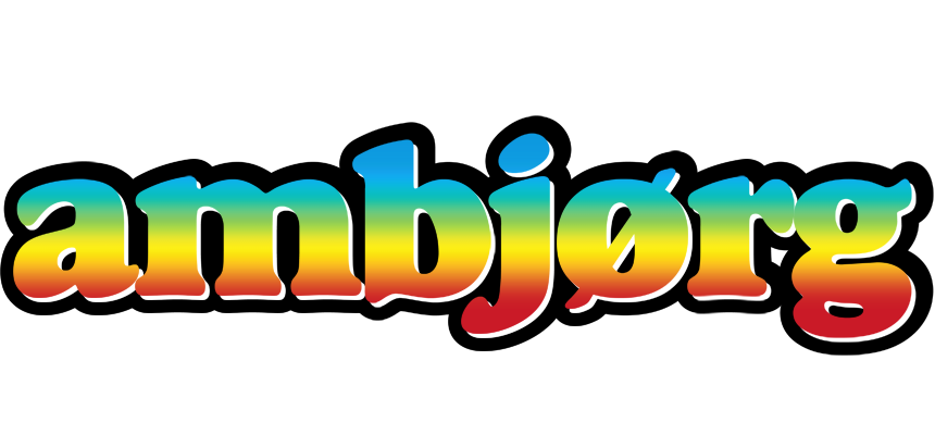Ambjørg color logo