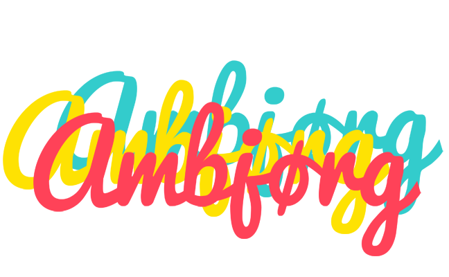 Ambjørg disco logo