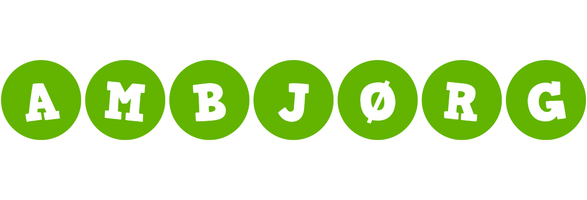 Ambjørg games logo