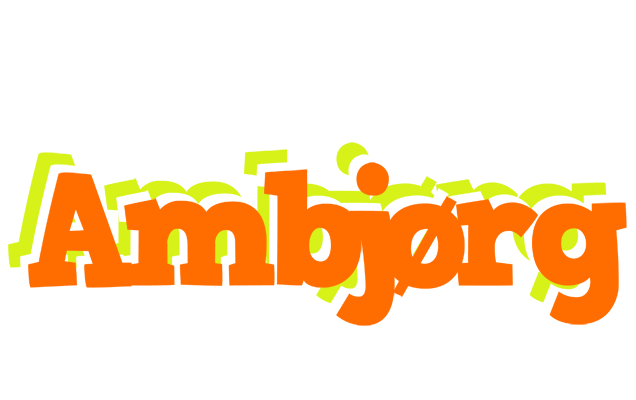 Ambjørg healthy logo