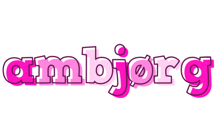 Ambjørg hello logo