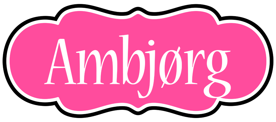 Ambjørg invitation logo