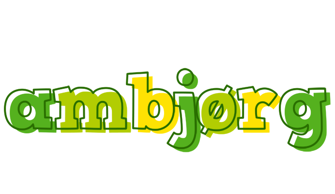 Ambjørg juice logo