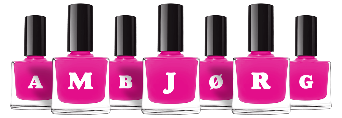 Ambjørg nails logo