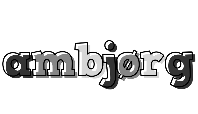 Ambjørg night logo