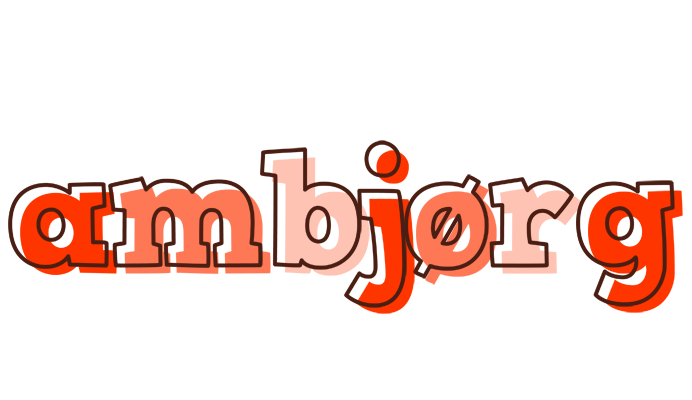 Ambjørg paint logo