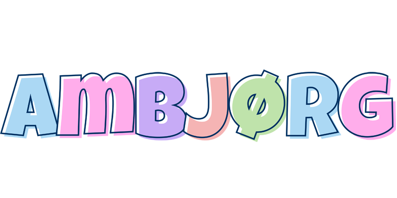 Ambjørg pastel logo