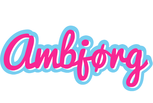 Ambjørg popstar logo