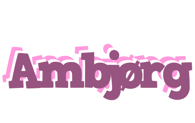 Ambjørg relaxing logo