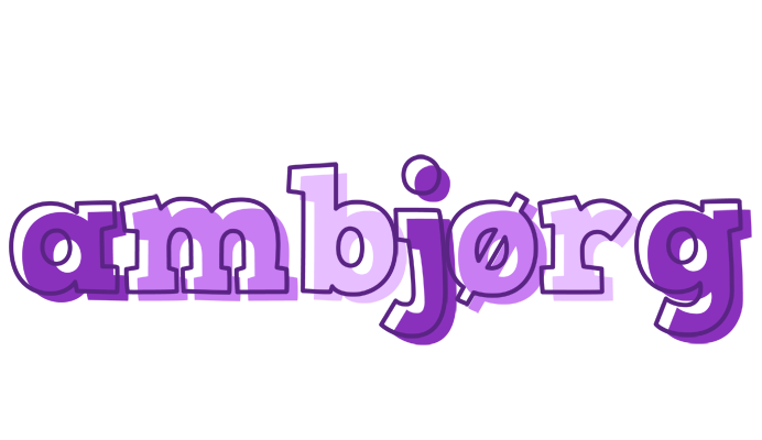 Ambjørg sensual logo