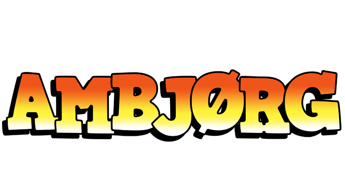 Ambjørg sunset logo