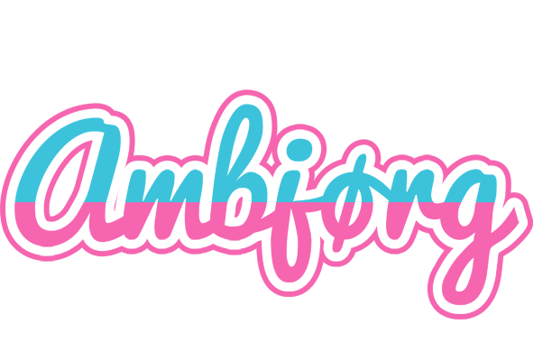 Ambjørg woman logo
