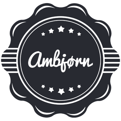 Ambjørn badge logo