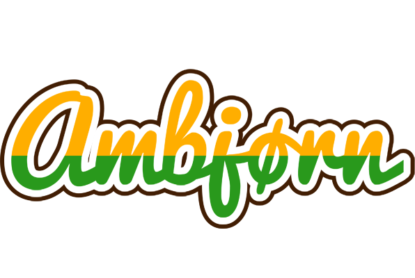 Ambjørn banana logo
