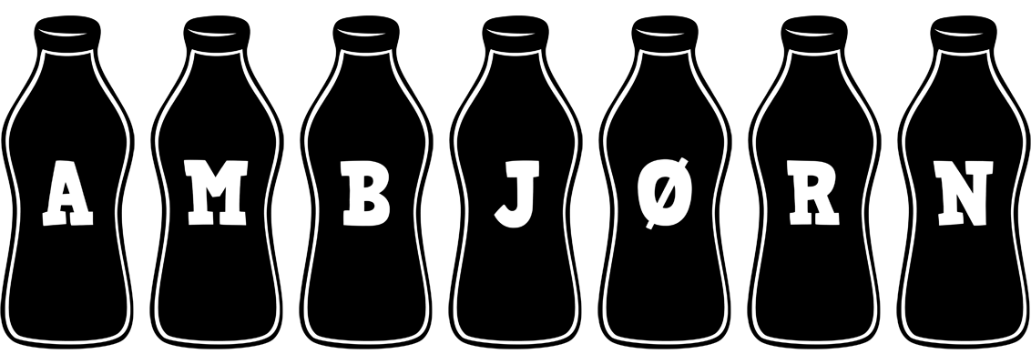 Ambjørn bottle logo