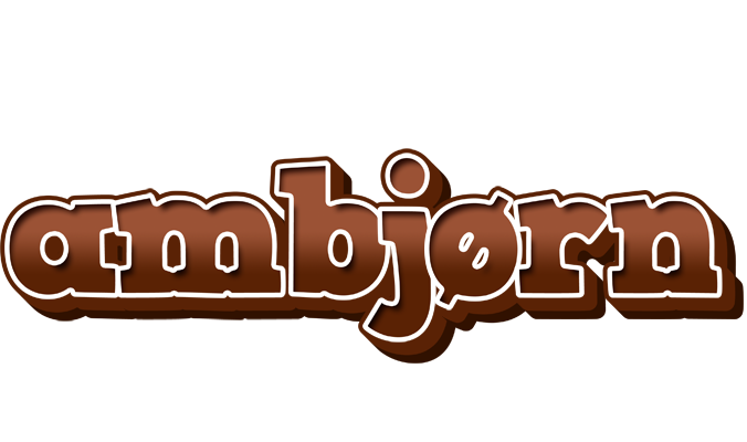 Ambjørn brownie logo