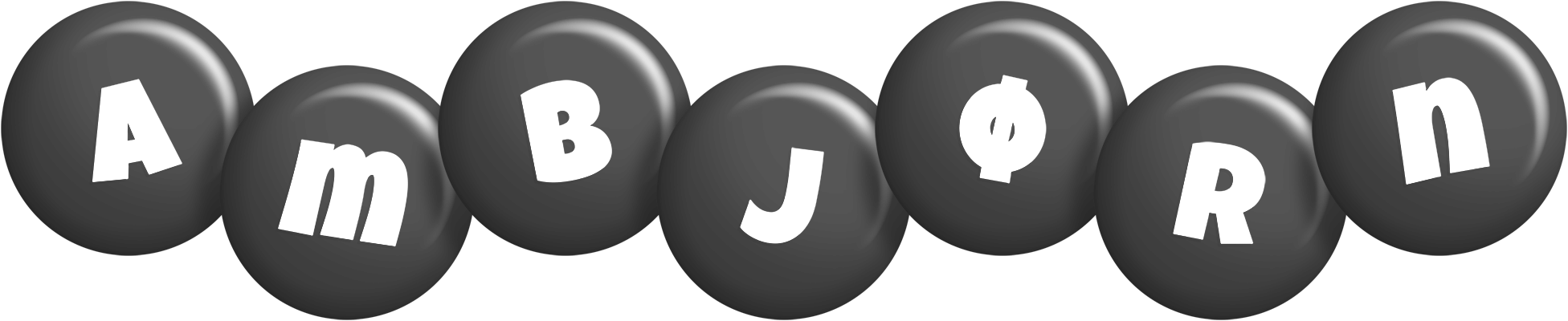 Ambjørn candy-black logo