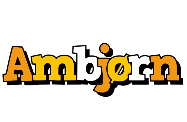 Ambjørn cartoon logo