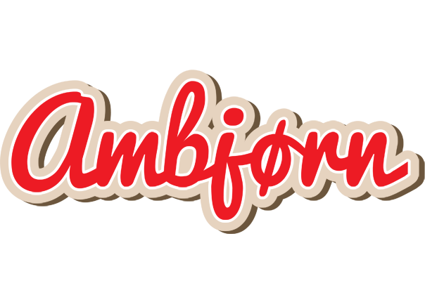 Ambjørn chocolate logo