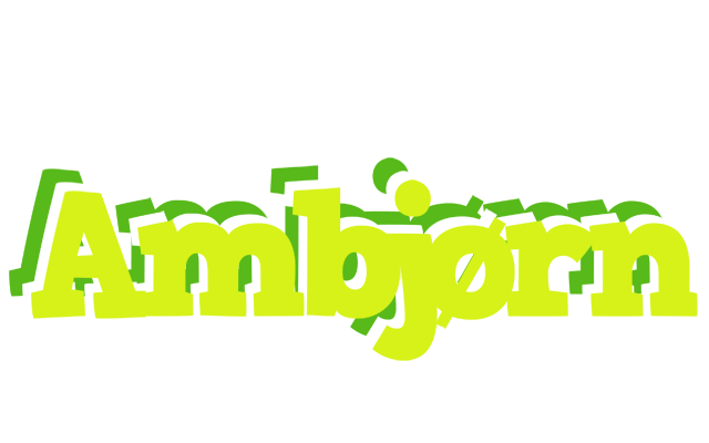 Ambjørn citrus logo