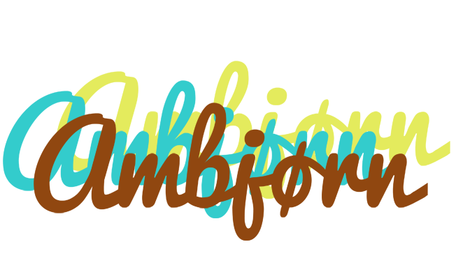 Ambjørn cupcake logo