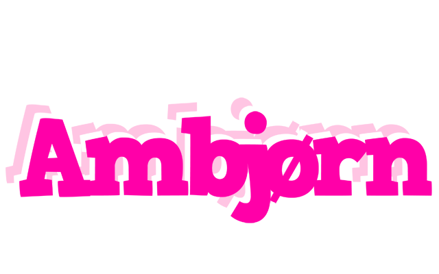 Ambjørn dancing logo