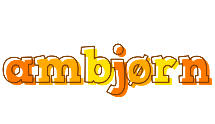 Ambjørn desert logo