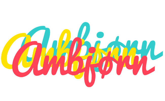 Ambjørn disco logo