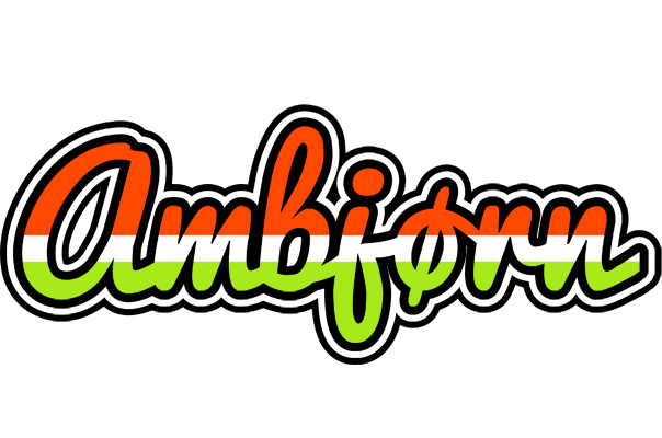 Ambjørn exotic logo