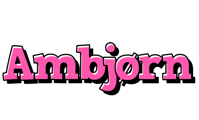 Ambjørn girlish logo