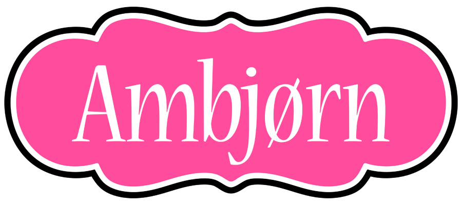 Ambjørn invitation logo