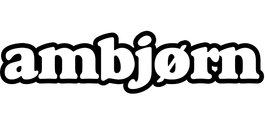 Ambjørn panda logo