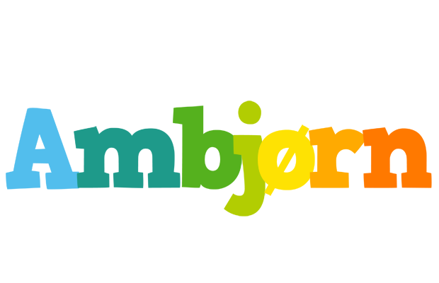 Ambjørn rainbows logo