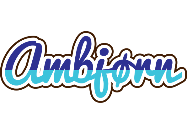 Ambjørn raining logo