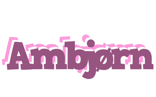 Ambjørn relaxing logo
