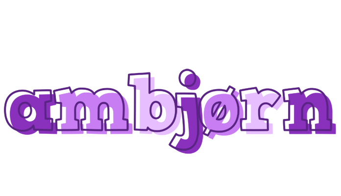 Ambjørn sensual logo