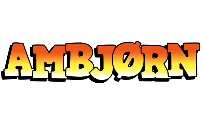 Ambjørn sunset logo