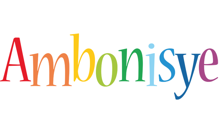Ambonisye birthday logo