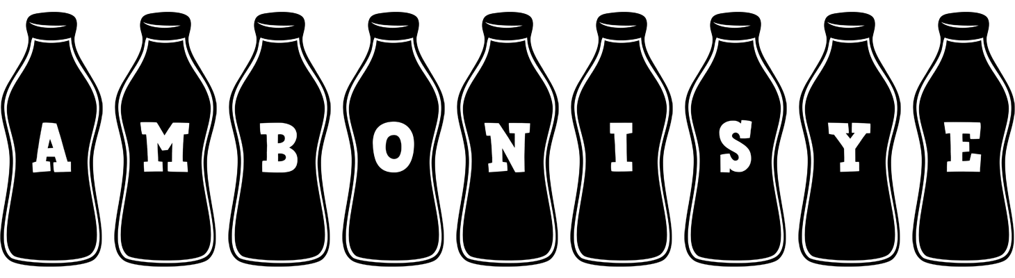 Ambonisye bottle logo