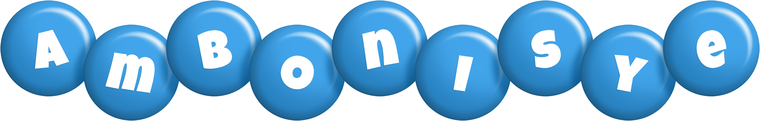 Ambonisye candy-blue logo