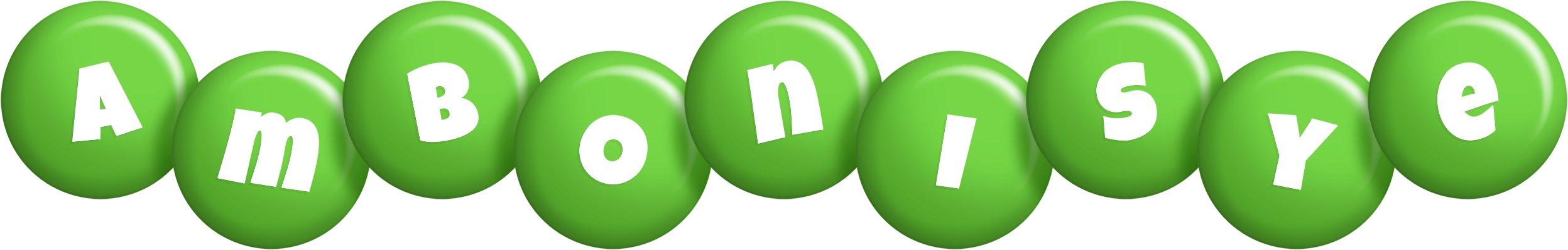Ambonisye candy-green logo