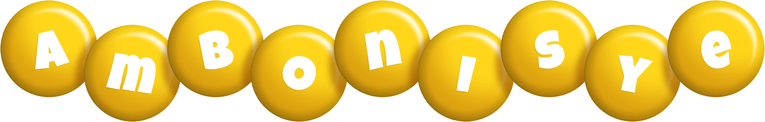 Ambonisye candy-yellow logo