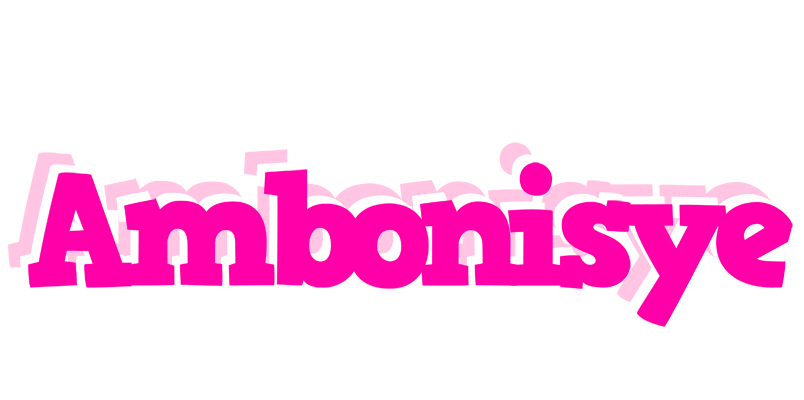 Ambonisye dancing logo