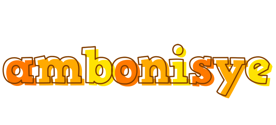 Ambonisye desert logo