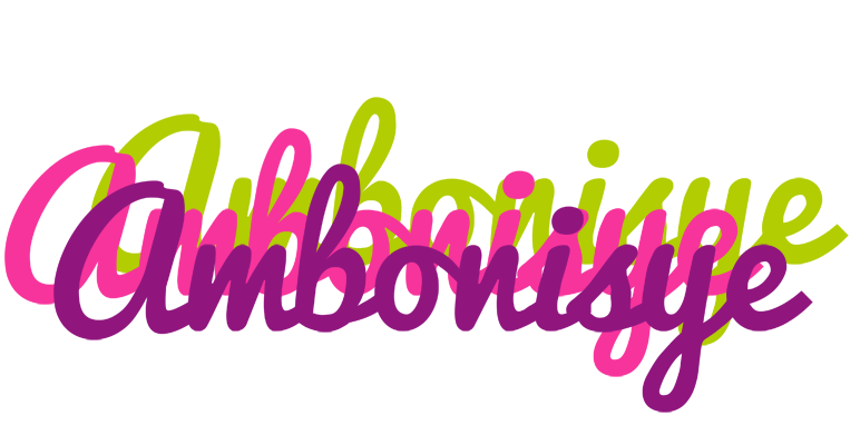 Ambonisye flowers logo