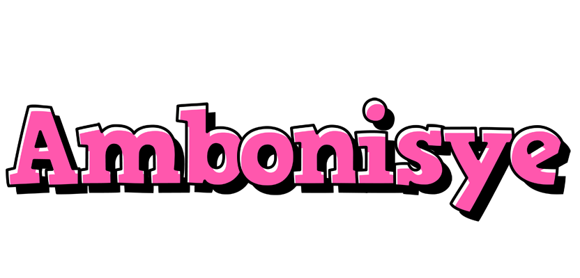 Ambonisye girlish logo