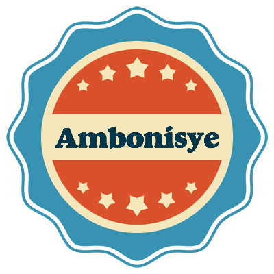 Ambonisye labels logo