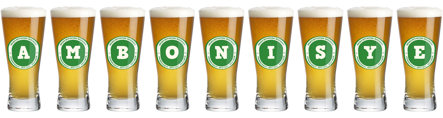 Ambonisye lager logo