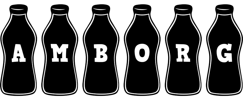 Amborg bottle logo