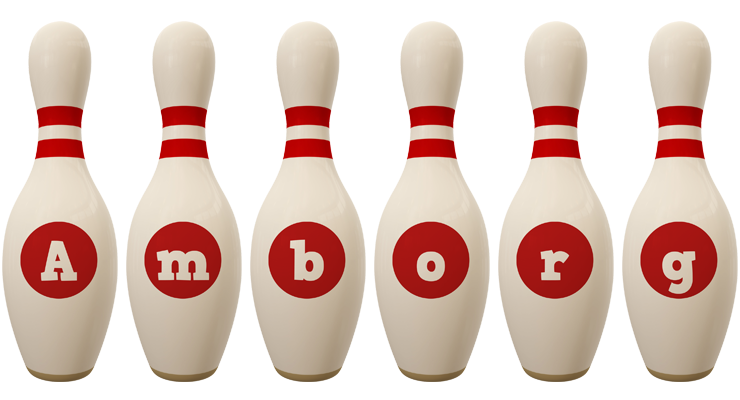 Amborg bowling-pin logo